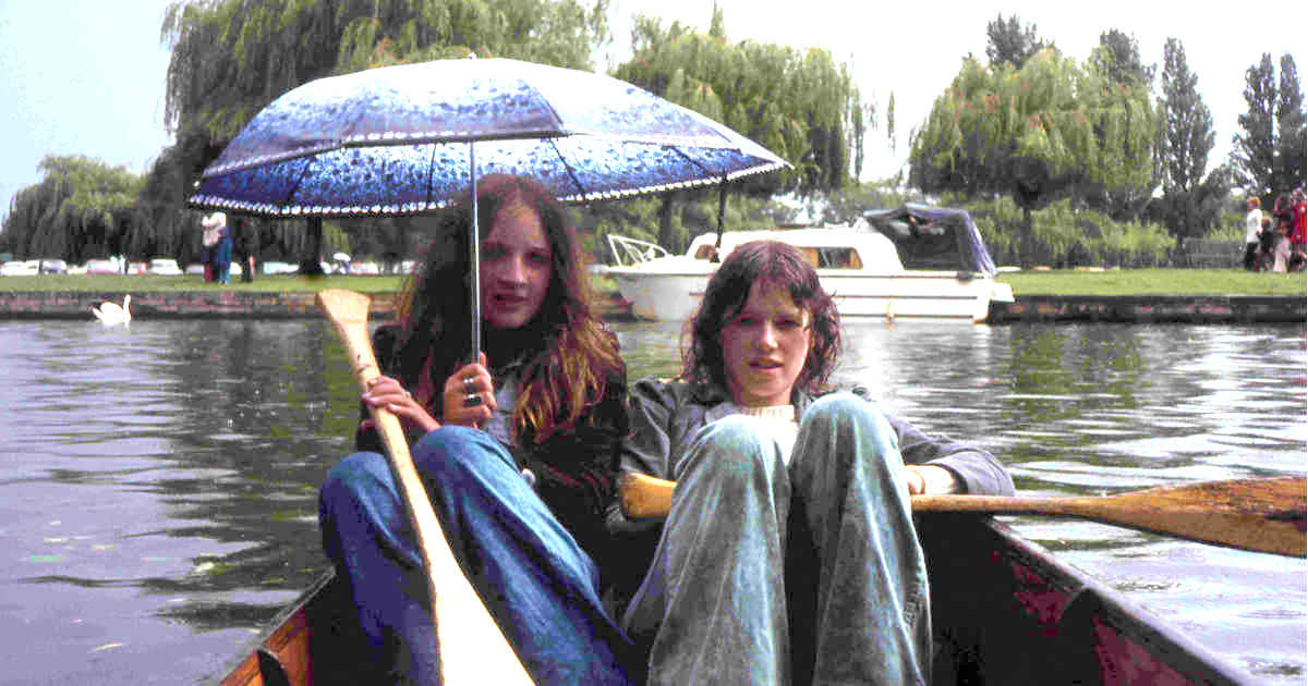 Story 10 Stratford Upon Avon Day Trip Karen & Jackie With Paddles 1974.jpg